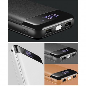 Trustfire Power Bank Quick Charge 2 Port 20000mAh + LED Flash - M200 - Black