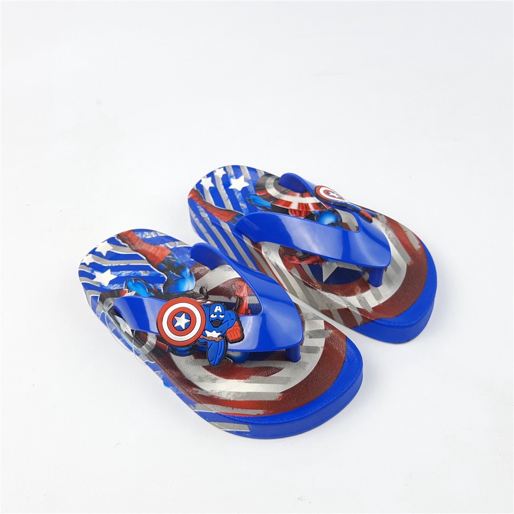 Sandal jepit anak laki Captain America Alea kae Rz.21.004 26-30