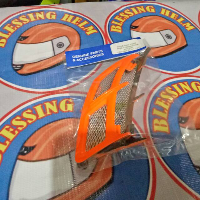 VENTILASI HELM FULL FACE NHK GP PRO REAR SET VENT ORANGE FLO