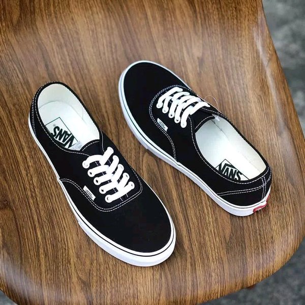 SEPATU VANS AUTHENTIC OG BLACK WHITE