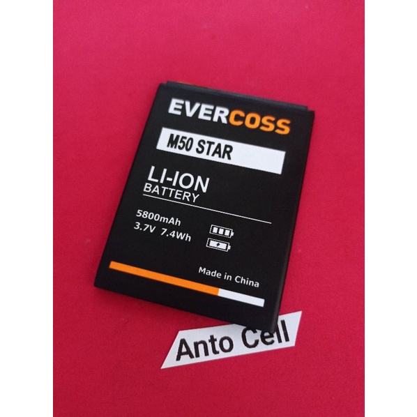 Baterai batre evercoss M50 star xtream 1 pro original battery hp