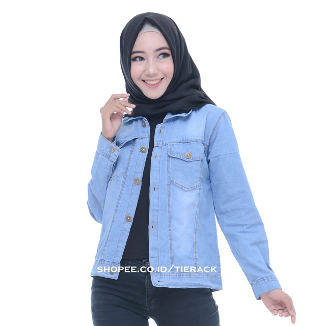 42 Model Jaket Levis Jangkis Terbaik