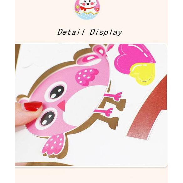 

bgs-253 Mainan Kolase DIY Paper Plate Craft tipe Eva Sticker
