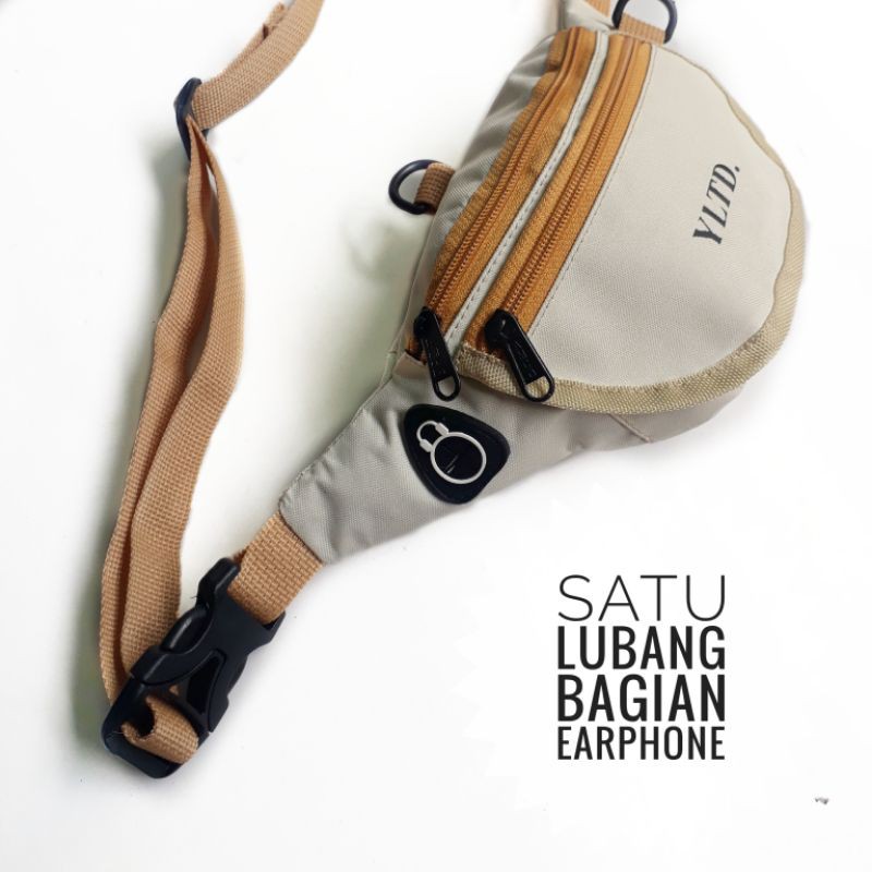 Tas selempang waistbag mini pria ORIGINAL