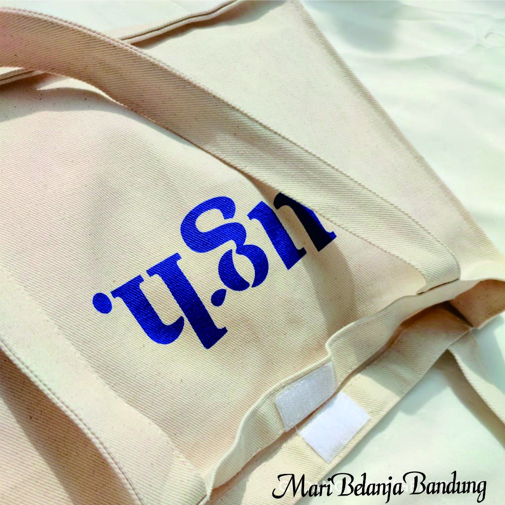 Tote bag kanvas square design UGH