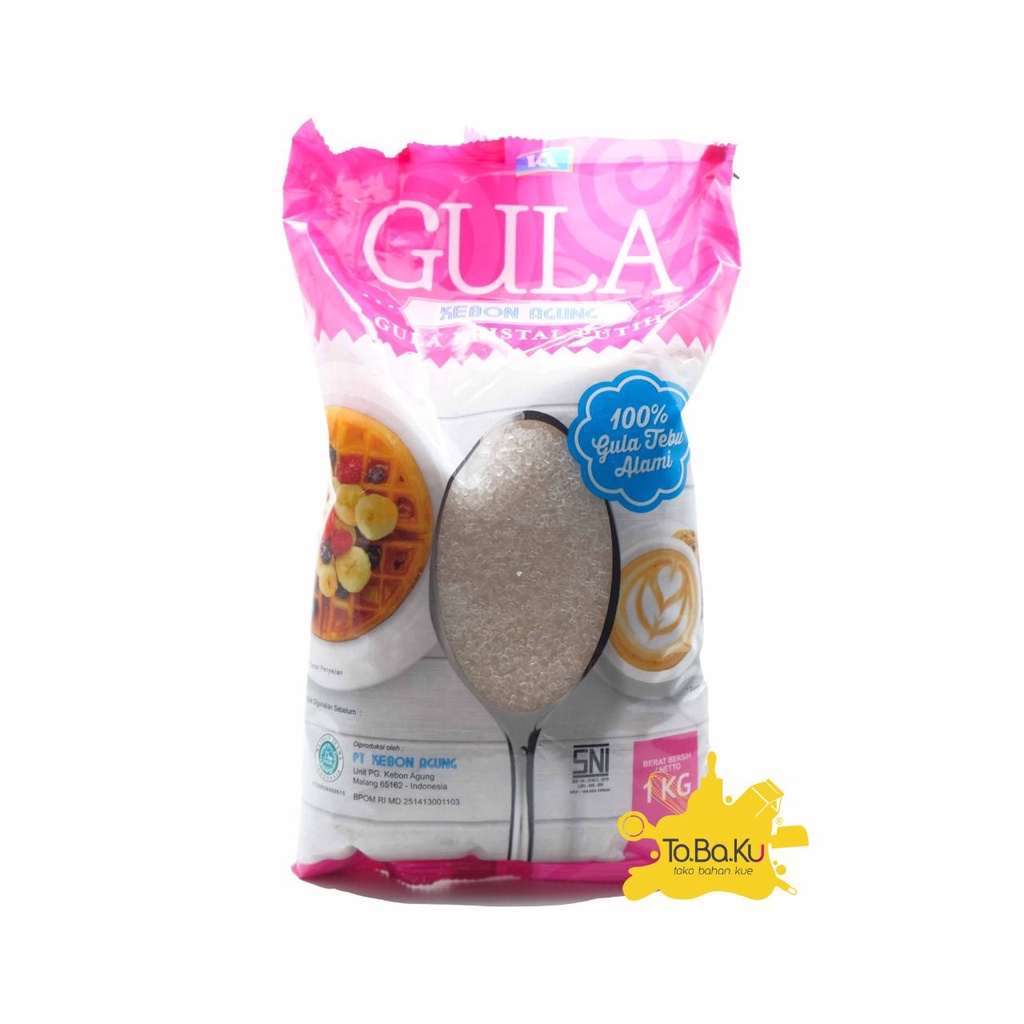 

Gula Kristal Kebon Agung kemasan 1kg