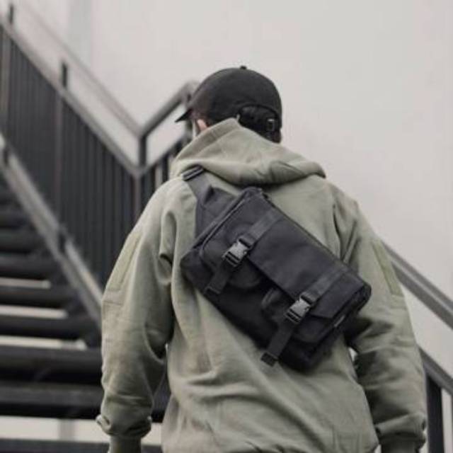 SONIC W.01 - Waistbag pria - wanita - tas selempang - tas pinggang anti air - bahan waterproof