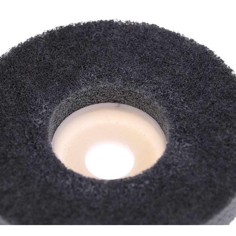 BENZ Non Woven Grinding Disc 4&quot; inch #120 #240 /  Non Woven Abrasive 4 Inch # 120 # 240 - Poliac Poliak Poles Stainless Woolen / Mata Gurinda Poles stainless steel Grit 240 / Batu Gosok Poles