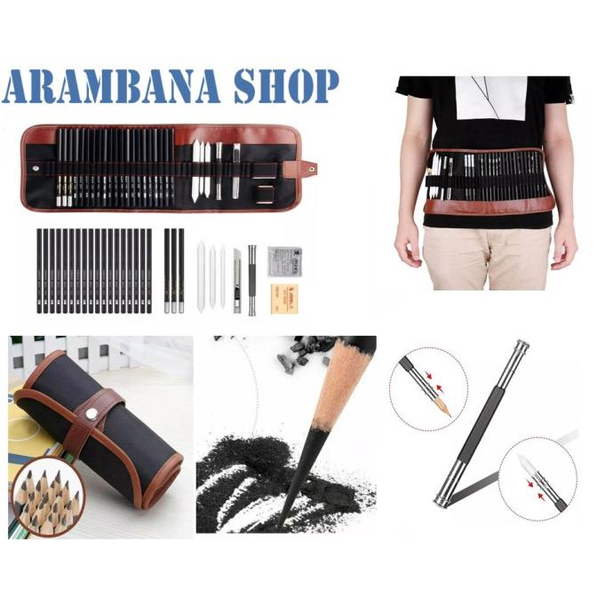 

29 pieces drawing pencil set art sketch tools