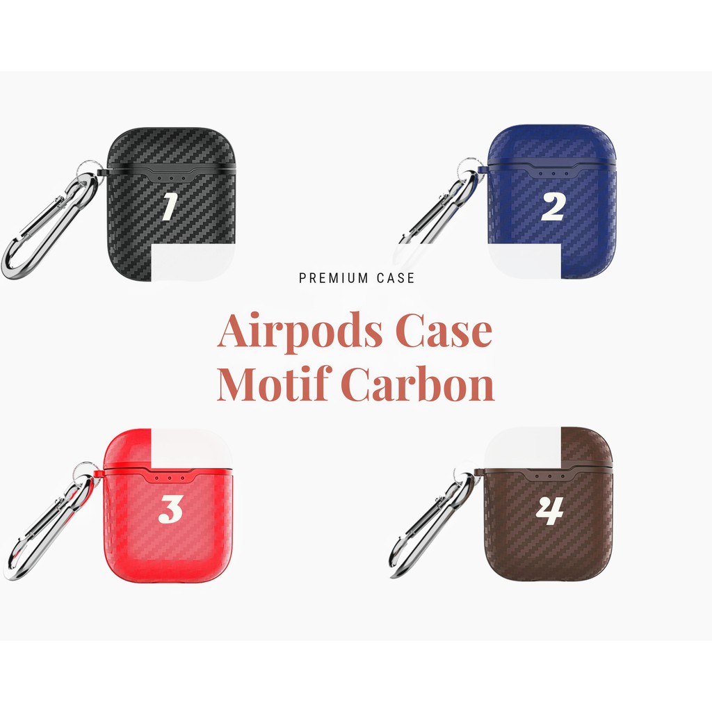 AIRPODS AIRPOD CASE APPLE - PREMIUM CASE - COMPATIBLE WITH  AIRPODS GEN 1 & 2
