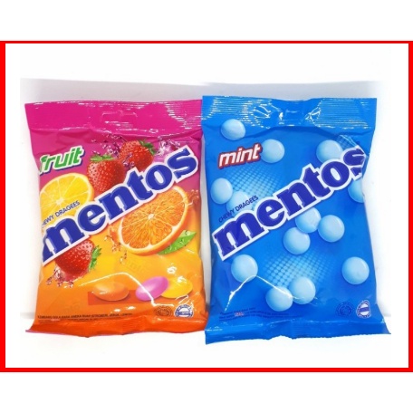 

Permen mentos mint dan aneka buah 1 pack isi 50 pcs