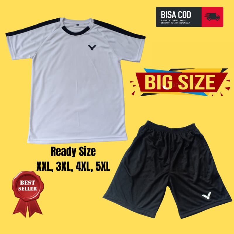 Jersey Badminton Jersy Set Baju Kaos Atasan dan Bawahan Kolor Celana Pendek Olahraga Tim Team Badmin