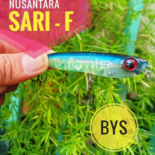 ➮ Sari Relix Nusantara Top Water Lure WTD Rattle Umpan Casting - RG ✽