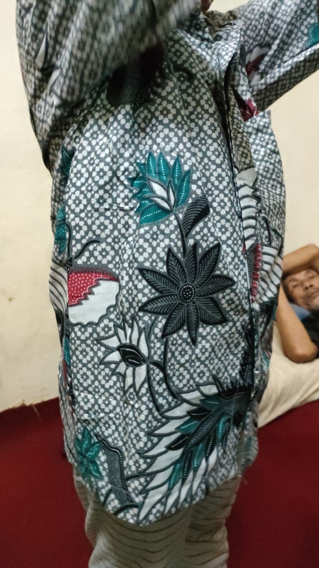 Baju Batik Couple Ayah Dan Anak Laki-laki Motif Kupu Tosca / Cod