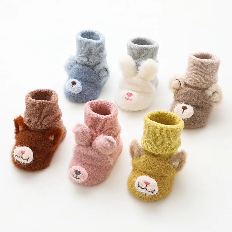 Bear Pluffy Socks / Kaos Kaki Anak / Kaos Kaki Bayi