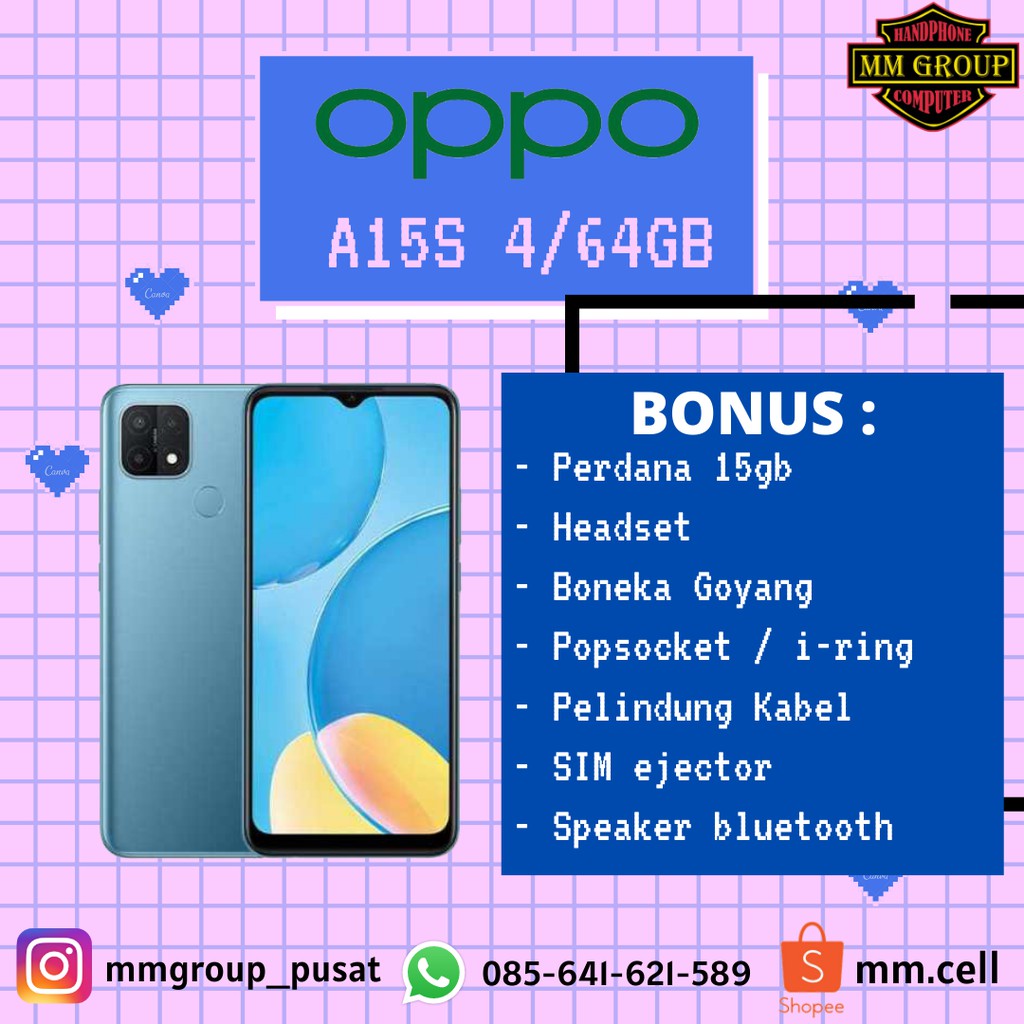 Promo Cuci Gudang Hp  HP OPPO A15S RAM 4/64GB  Hp Murah