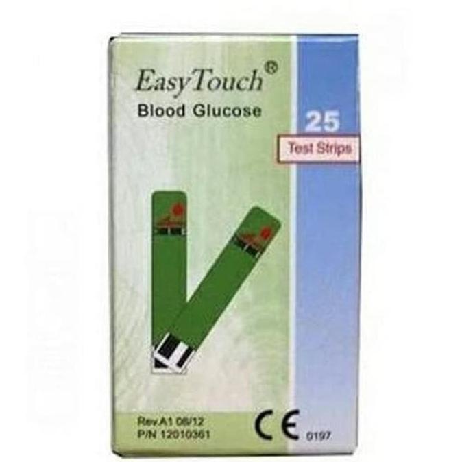 ( BISA COD ) Strip Gula Darah Easy Touch / Strip Easy Touch Gula Darah isi 25 TERJAMIN [Kode 1|Kode