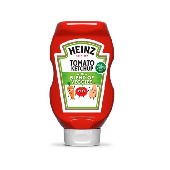 

saus tomat tomato ketchup heinz with a blend of veggies 552