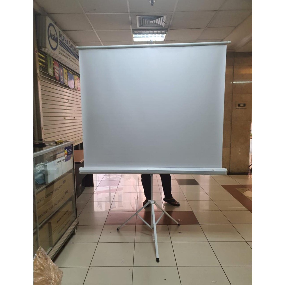 HOSE Screen Proyektor TRIPOD SCREEN PROYEKTOR 72inch