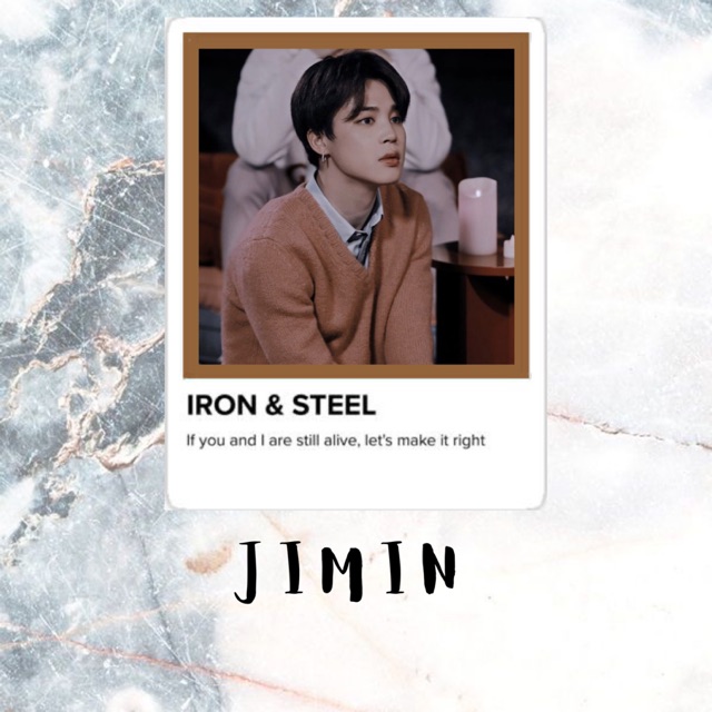 Sticker BTS Aesthetic Frame