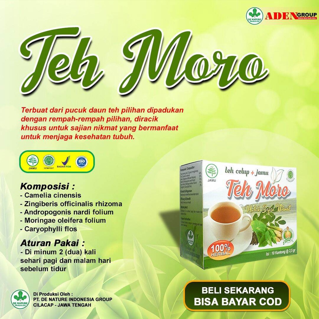 

Teh moro baik untuk kesehatan tubuh