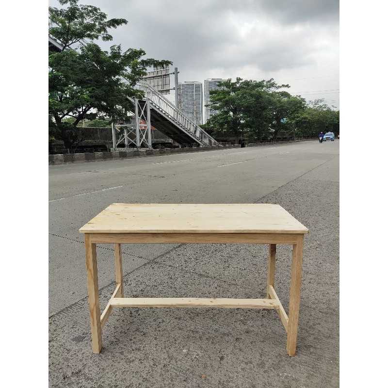Meja Kayu Jati Belanda 120X60X75Cm