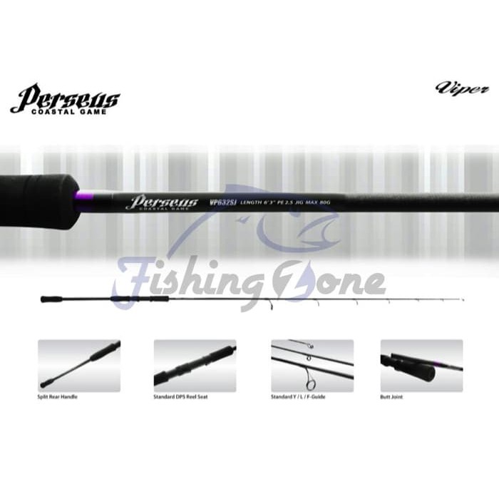 Viper PERSEUS Spinning Light Jig Rod VP 632SJ - PE 2.5 (189cm) AP-1292