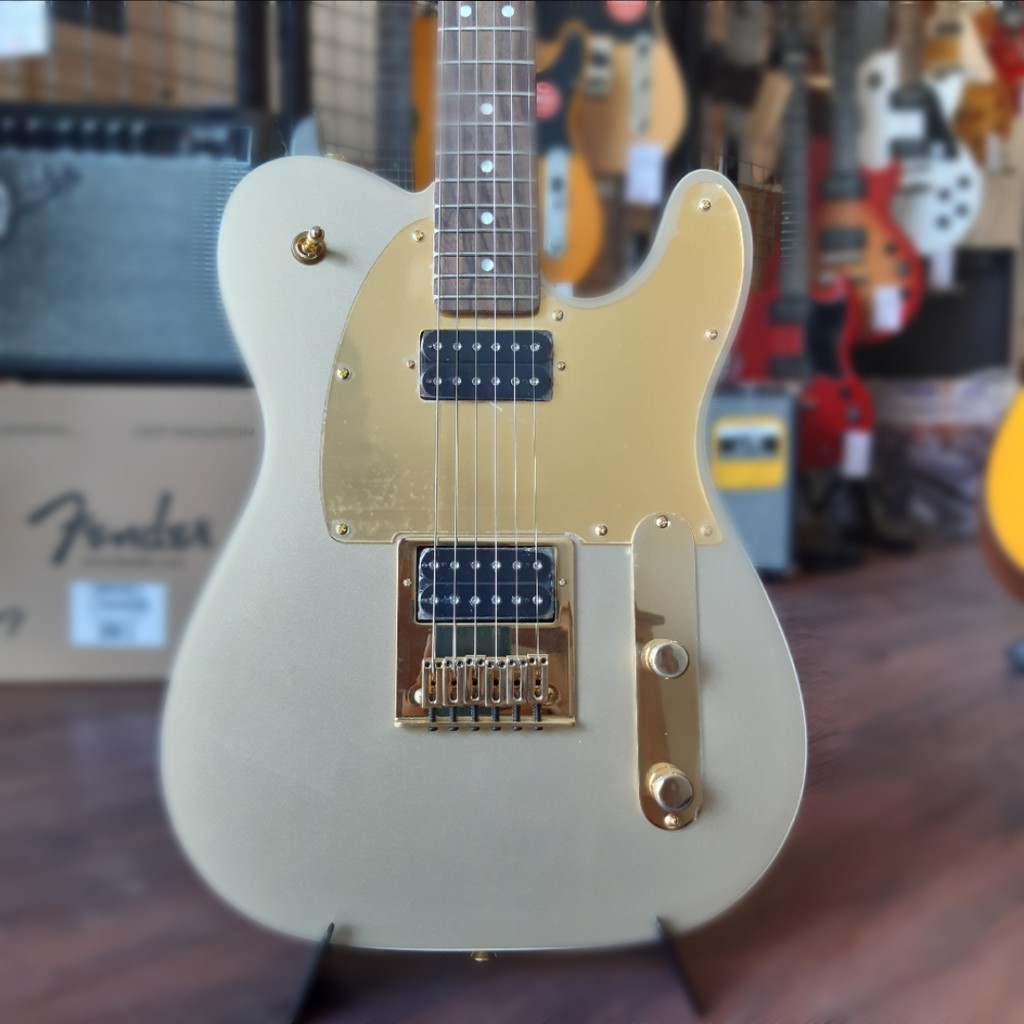 Squier John 5 Signature Telecaster Electric Guitar Frost Gold Shopee Indonesia