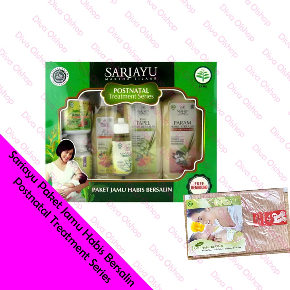 Sariayu Paket Jamu Habis Bersalin Postnatal Treatment Series Original 100%