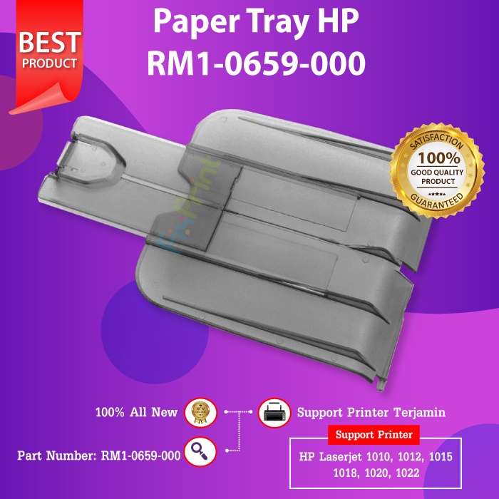 Paper Tray Printer HP Laserjet  1015 1018 1020 1022, Output Paper Tray Part Number RM1-0659-000