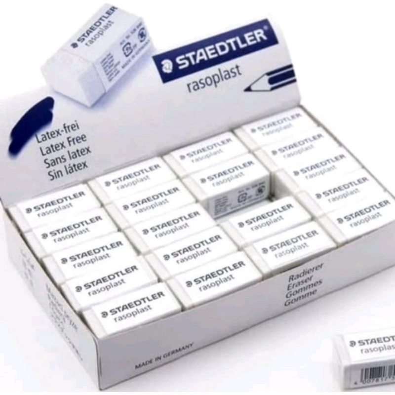 

Penghapus Pensil / Eraser Pencil Steadtler Kecil Putih (40pcs)