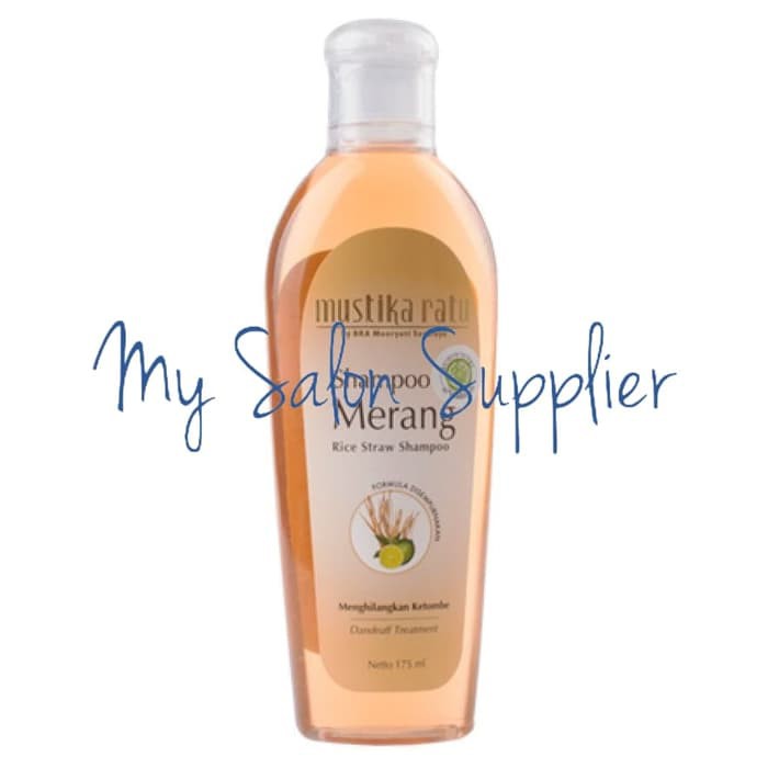 Mustika Ratu Shampoo Merang   Rice Straw Shampoo 175ml