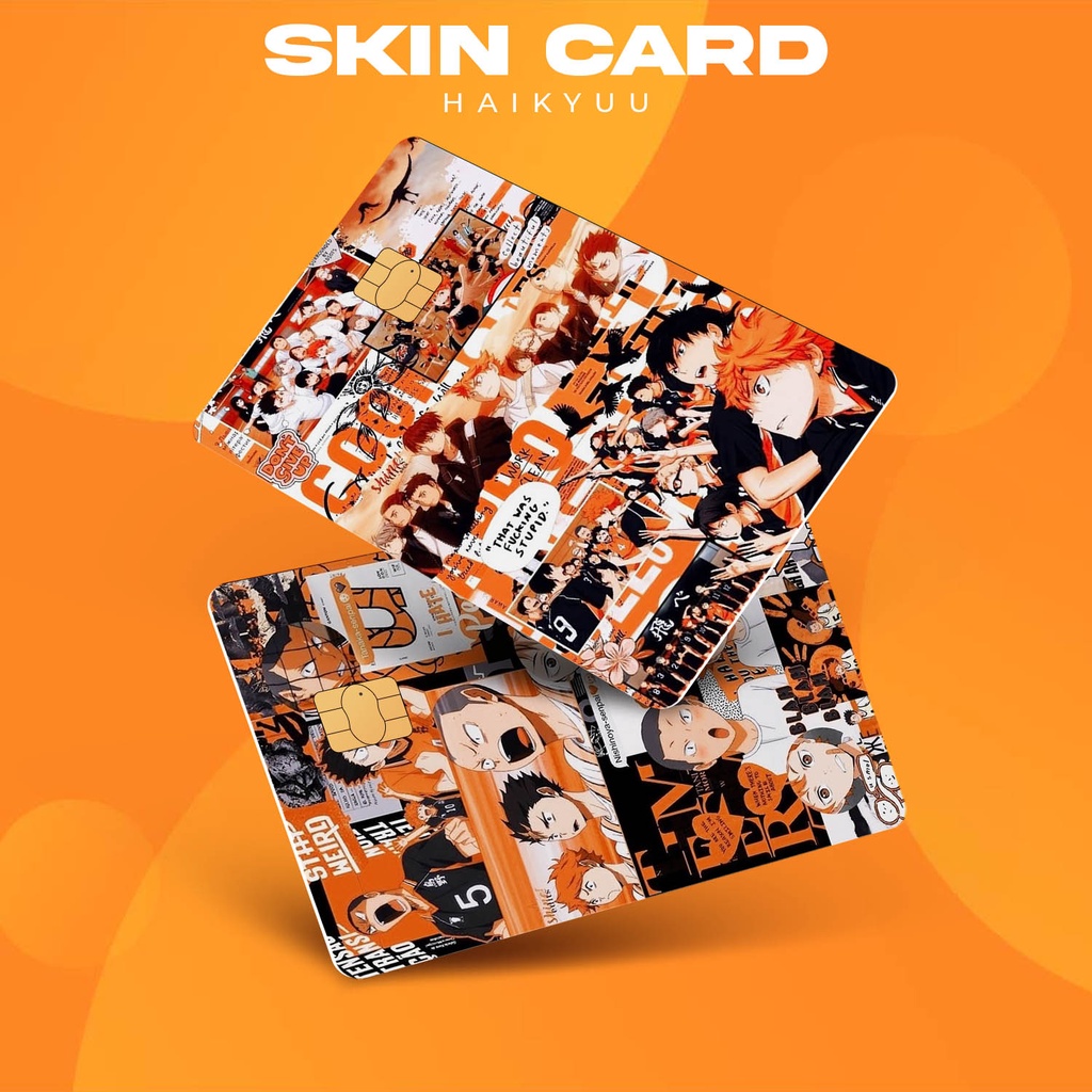 [BM Skin Card] HAIKYUU ||  Garskin | Cover ATM / E - Money / Flazz - Anti Air