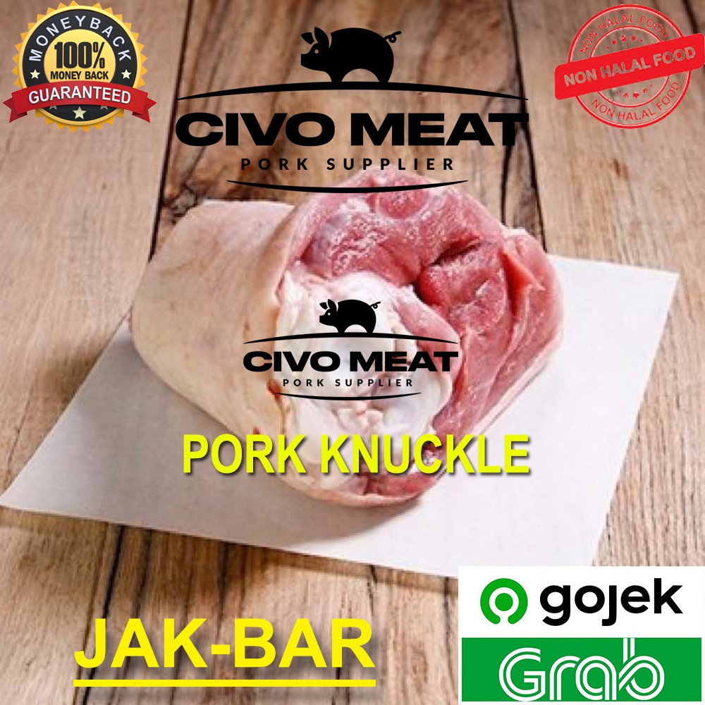 

Pork Knuckle / Kaki Babi bagian Belakang 1kg