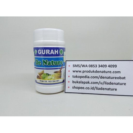 OBAT GURAH DE NATURE ASLI OBAT GURAH SUARA GURAH PARU GURAH HIDUNG HERBAL ALAMI AMPUH