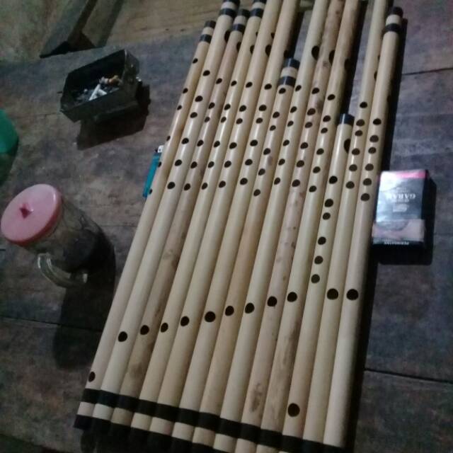Suling bambu 1set