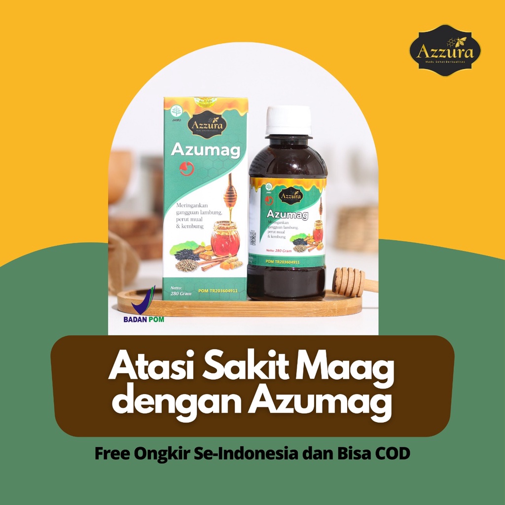 

Madu Azzura Azumag obat herbal Madu Asam Lambung Maag 280g