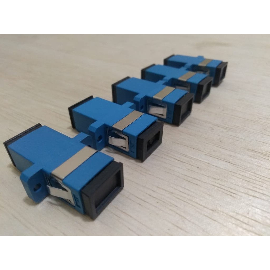 Adapter Barrel SC UPC Fiber Optik FTTH Connector Single Mode