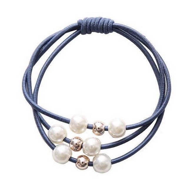 KARET IKAT RAMBUT MUTIARA 1966 WARNA WARNI KARAKTER KOREA JEPIT GULUNG KUCIR MURAH KUNCIRAN CANTIK-7