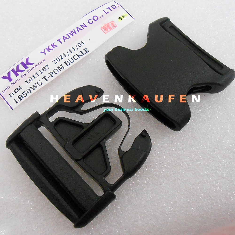 Buckle Kunci Sodok YKK 5 cm Tough Poly Acetal High Quality Kokoh Kuat Bagus Tahan Benturan Tekanan