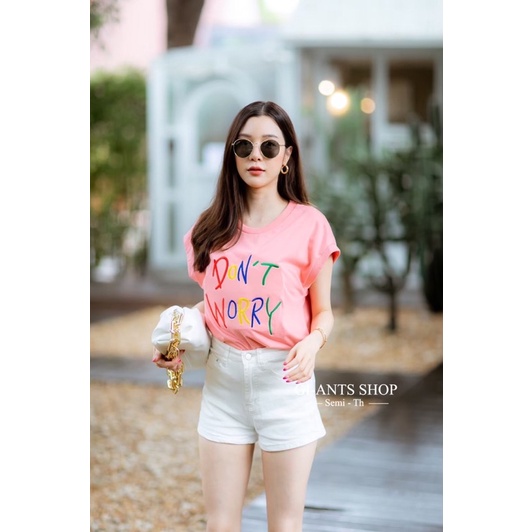 KAOS GIANTS BASIC TULISAN DON'T WORRY IMPORT BANGKOK (BJGB215)