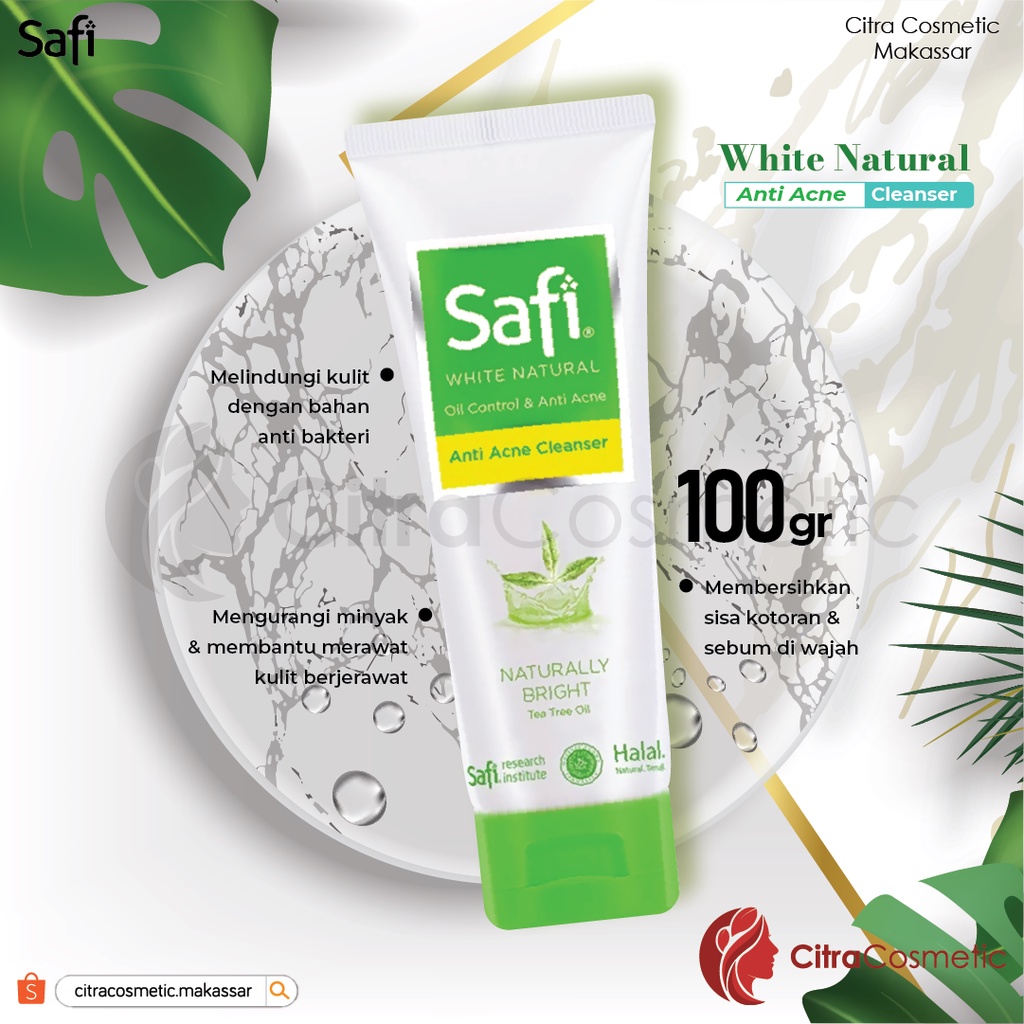 Safi White Natural Anti Acne Series | Cleanser | Cream