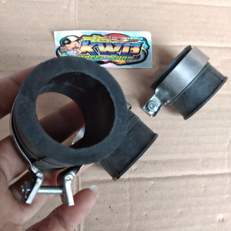 Karet sambungan manipol manipul insulator PE variasi tebal ukuran karbu 24 26 28 KARET INTAKE MANIPOL KARBURATOR UKURAN 24 26 28 RACING