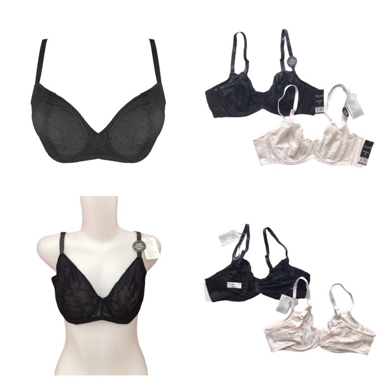 pierre cardin bra berkawat tanpa busa demi bra 609-62252C size 38C
