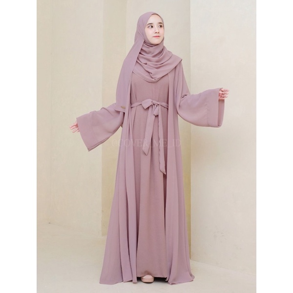 ABAYA SANDRINA SET PASHMINA BY COVER ME ID