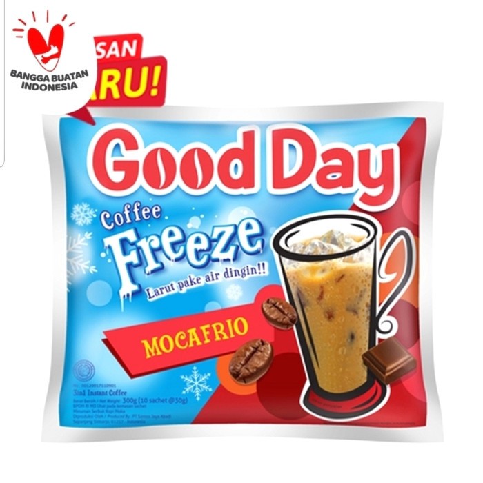 

GOOD DAY COFFEE FREEZE MOCAFRIO 10 SACHET X 30G