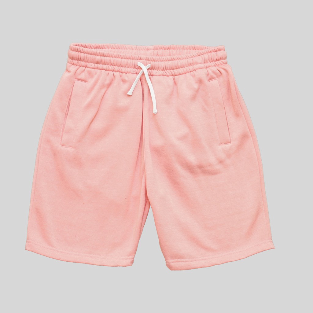 pink sweatpant shorts