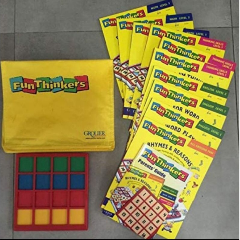 Ready Original Fun Thinkers Grolier Funthinkers Mainan Edukasi Anak Fun Thinker Funthinker