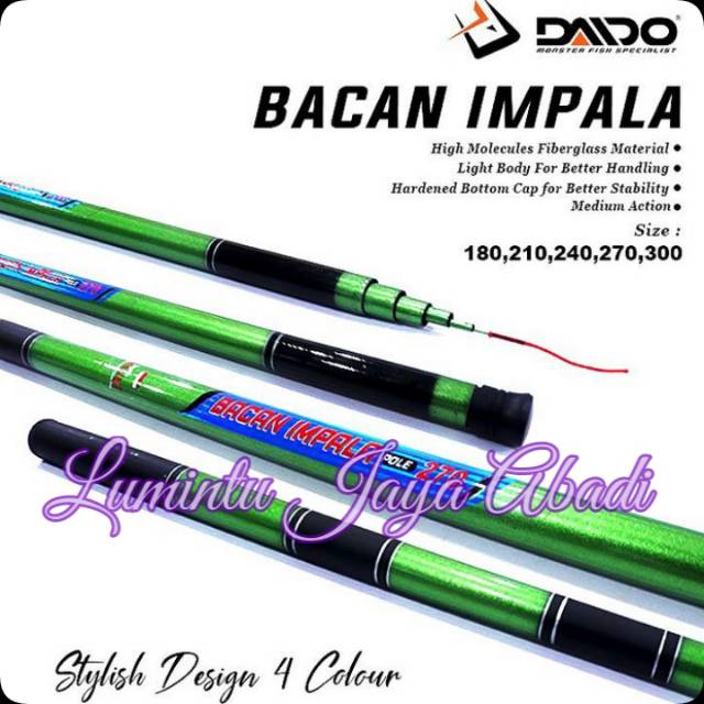 Joran tegek pancing tegek kwalitas terbaik termurah 180cm