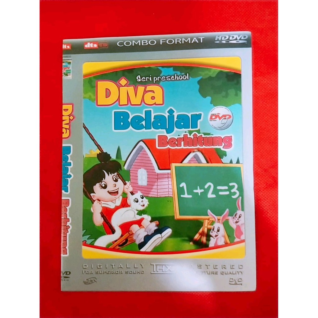 KASET DVD Film Edukasi Anak Terlaris  Seri Preshcool DIVA Belajar Berhitung
